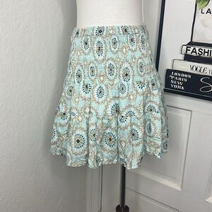 NWT Cartolina Kylie Mini Skirt in Lisbon Print Size XS